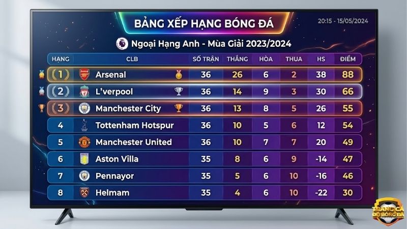 bang-xep-hang-bong-da